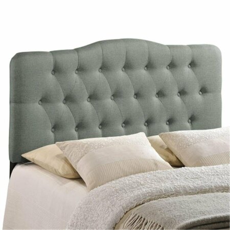 EAST END IMPORTS Annabel Queen Fabric Headboard- Gray MOD-5154-GRY